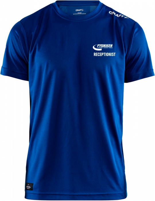Craft - Fysikken Trænings T-Shirt Herre - Receptionist - Blå