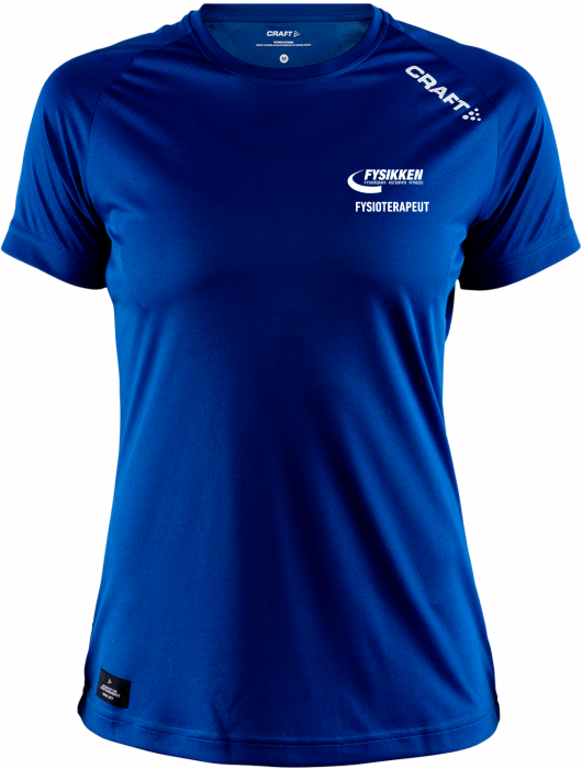 Craft - Fysikken Trænings T-Shirt Dame - Fysioterapeut - Blå