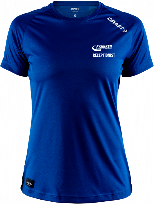 Craft - Fysikken Trænings T-Shirt Dame - Receptionist - Blå