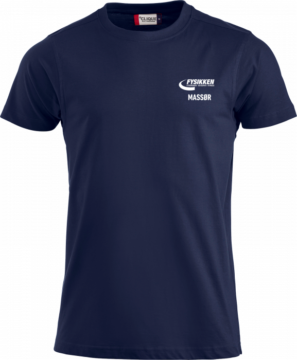 Clique - Fysikken Bomulds T-Shirt - Massør - Navy blå