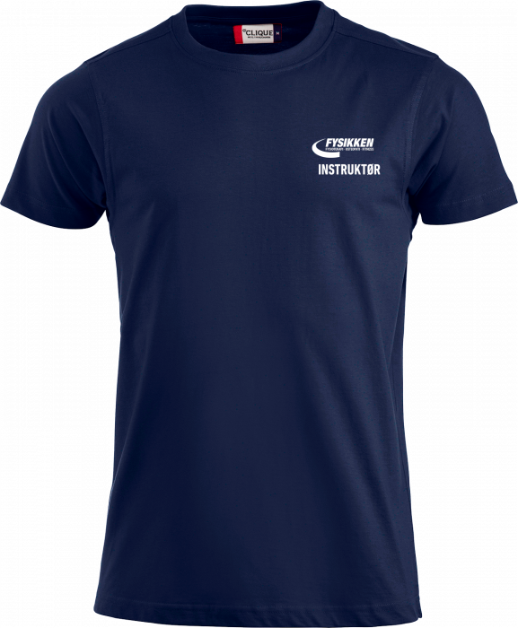 Clique - Fysikken Bomulds T-Shirt - Instruktør - Navy blå
