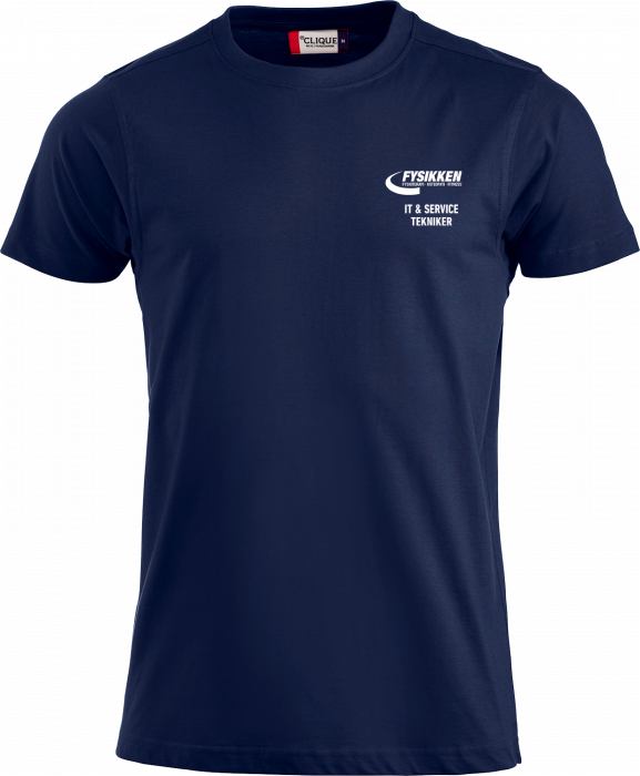 Clique - Fysikken Bomulds T-Shirt - It & Service - Navy blå