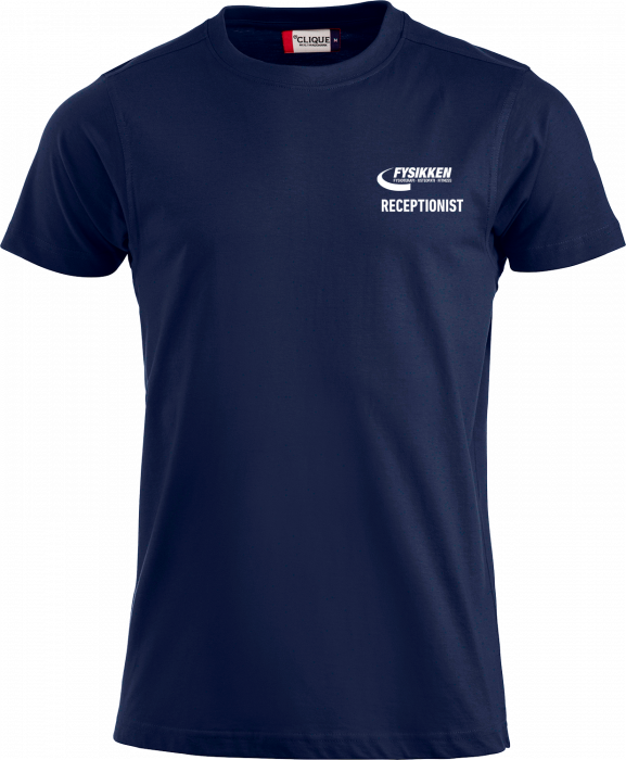 Clique - Fysikken Bomulds T-Shirt - Receptionist - Navy blå