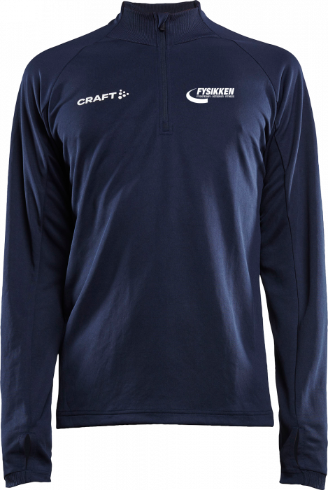 Craft - Evolve Shirt With Half Zip - Marineblauw
