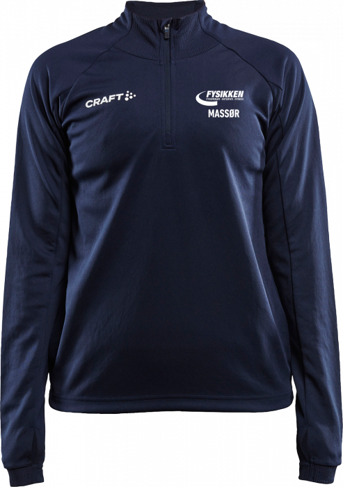 Craft - Evolve Shirt With Half Zip Woman - Marineblau
