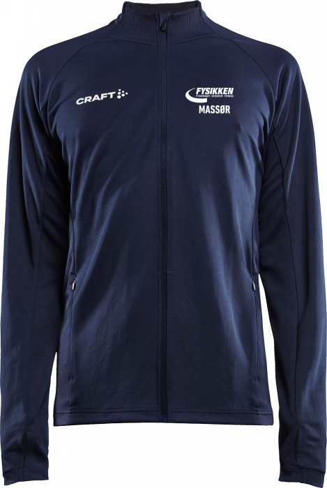 Craft - Evolve Shirt W. Zip - Granatowy