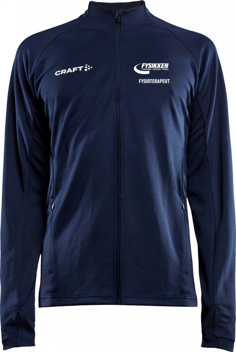 Craft - Evolve Shirt W. Zip - Blu navy