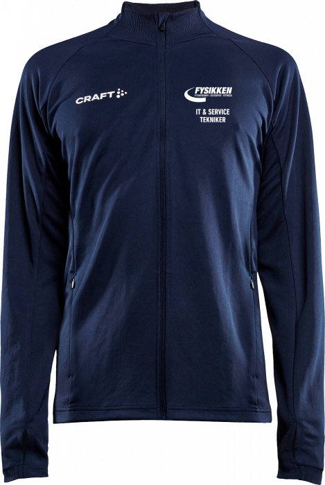 Craft - Evolve Shirt W. Zip - Navy blue